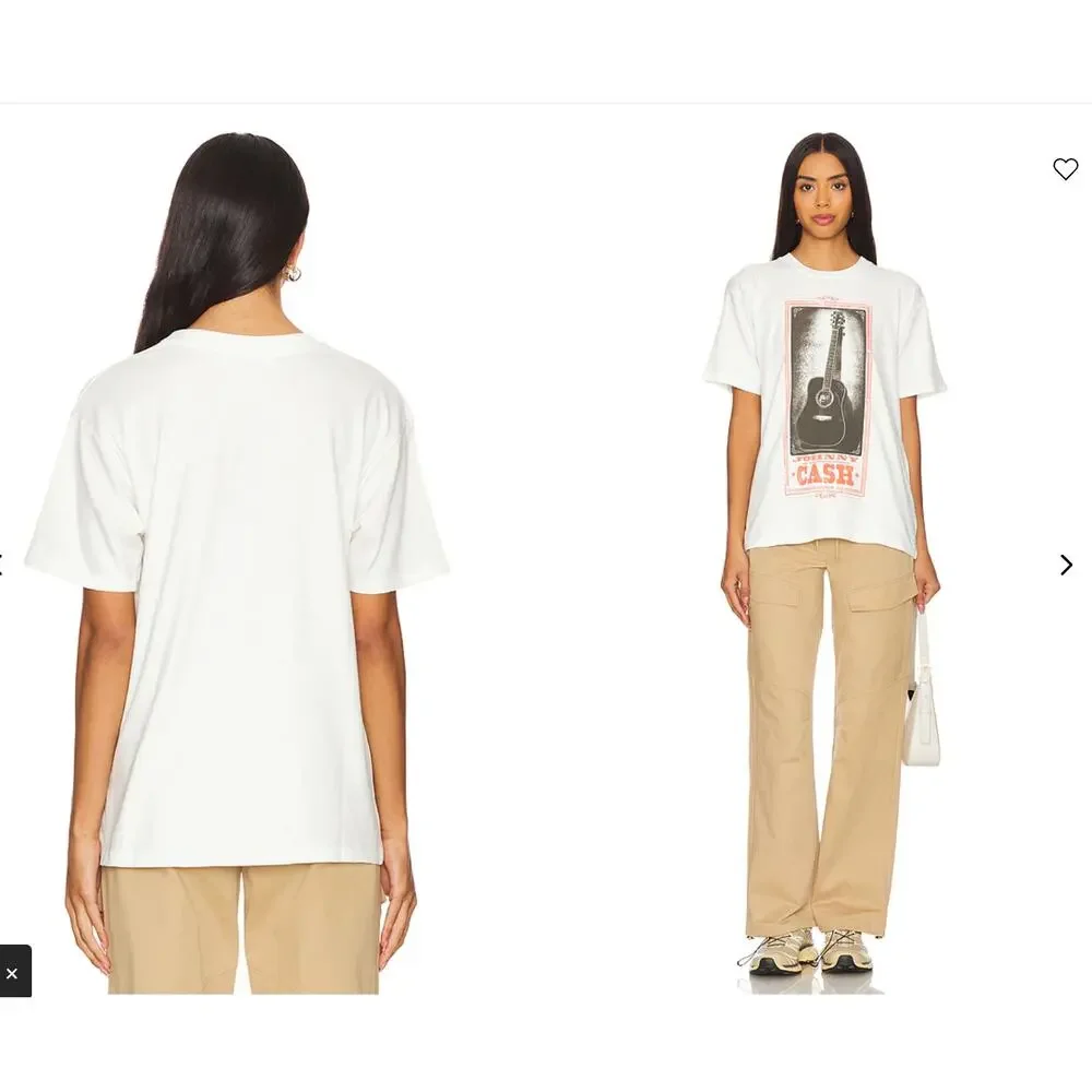 DAYDREAMER NWT Johnny Cash Guitar Weekend Graphic Tee // L - Picture 10 of 10